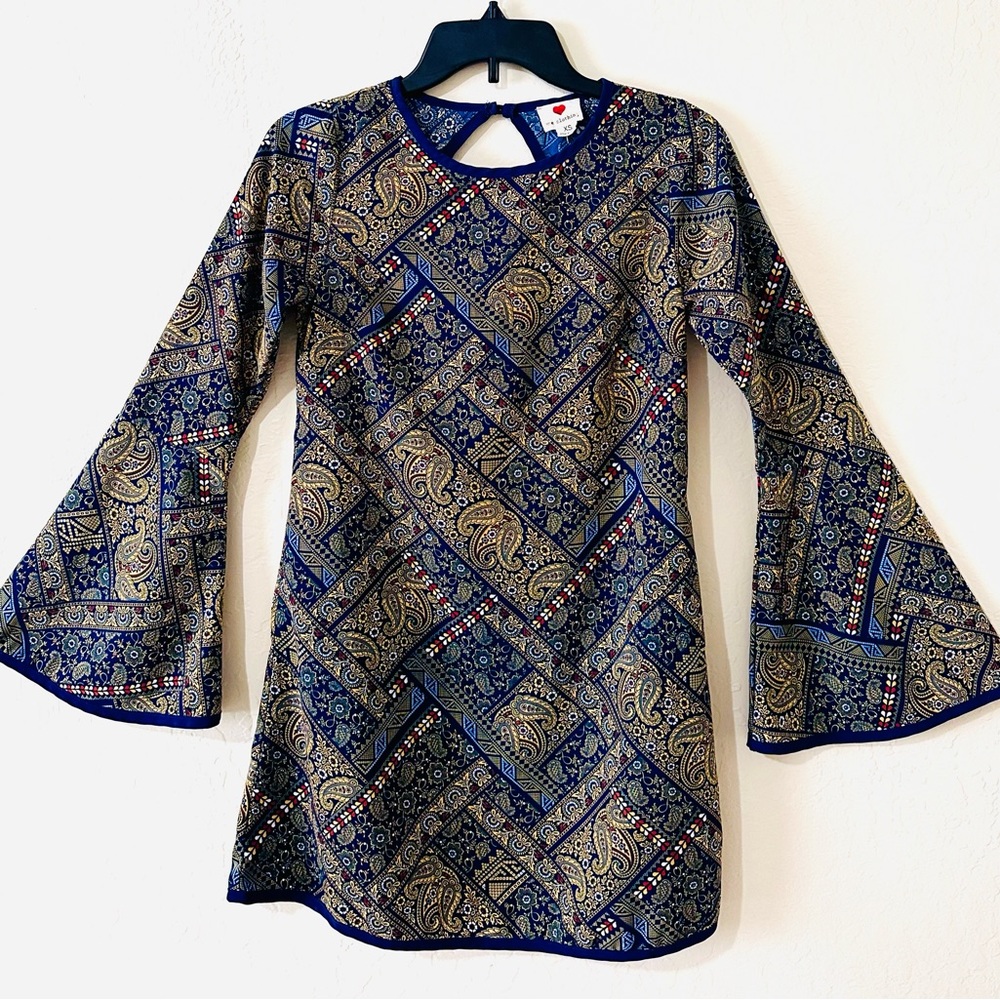 Long sleeve mini dress